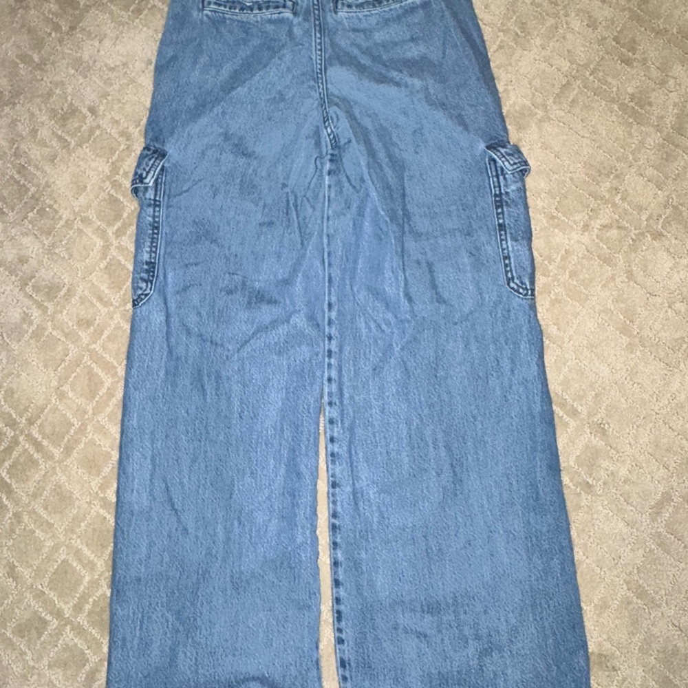 Universal Thread Light Blue Baggy Denim Pants - Picture 3 of 9